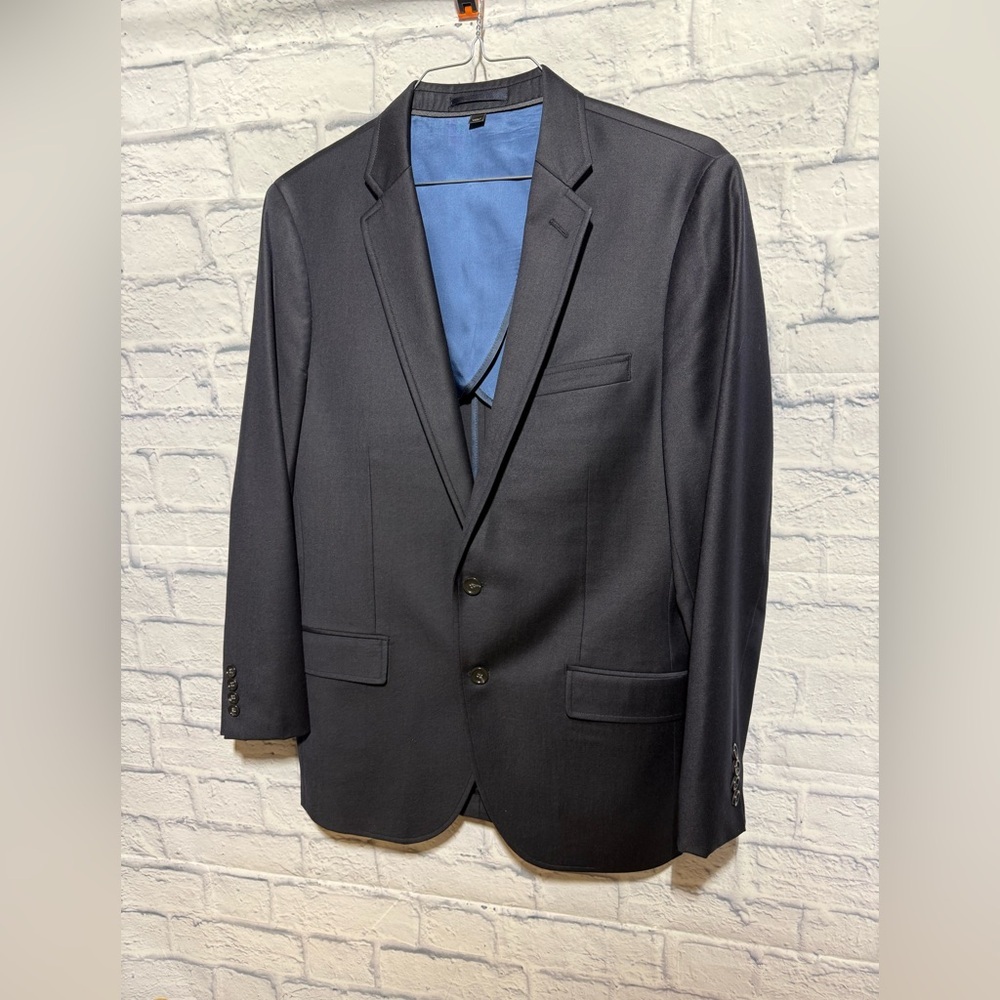 J. Crew Ludlow Loro Piana Wool Navy Blazer, Size 40R - Picture 3 of 7
